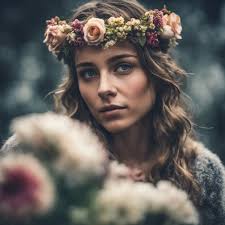 AI Image Generator'dan Flower crown istemi