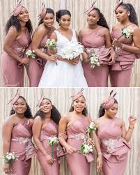 Image May Contain 9 People Wedding African Bridesmaid Dresses Nigerian Bridesmaid Dresses Bridesmaid Dresses Lace Top