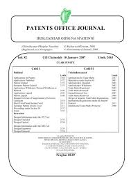 We did not find results for: Patents Office Journal Irish Patents Office