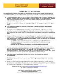 8 Curriculum Vita Guide Ideas Curriculum Vitae Curriculum University Of Minnesota