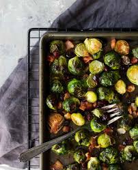 They're roasted to perfection, mixed with crispy bacon and sauteed onion, and remove the brussels sprouts from the oven. Roasted Brussels Sprouts With Bacon Cranberries Mom S Dinner