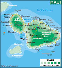 Hana is located at the eastern end of the island of maui and is one of the most isolated communities in the state. The Largest Hawaiian Islands Maui Map Maui Hawaii Vacation Maui Travel
