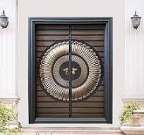 Security Stainless Steel Armored Door Metal Door Bullet ...