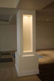 Been waiting to post this for a while. Hiding Basement Lally Column Houzz