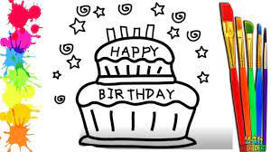 To begin the birthday cake drawing, we need to know how to draw an oval. Easy To Draw Birthday Things Novocom Top