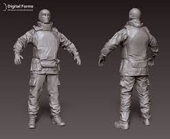 Artstation Russian Soldier Raw 3d Scan Complectation Scout Digital Forms Soldier Digital Form Digital