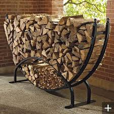 Frontgate Steel Log Racks Frontgate Fireplace Accessories Outdoor Firewood Rack Wood