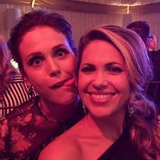 🤪😁 ・・・ #Repost @phutton ・・・ I'm so happy to have this wingman with me  tonight. (She takes her job very seriously) #TCA18 #Hallmark