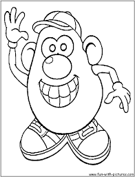 Get your free printable mr. Mrpotato Head Coloring Page
