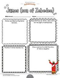 James Son Of Zebedee The Disciple Activity Book Book Activities Bible Study For Kids Youth Bible Study