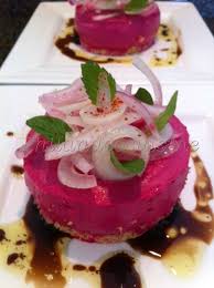 Bavarois A La Betterave Et Au Chevre Frais Philandcocuisine Recettes De Cuisine Recette Entree Froide Noel Cuisine