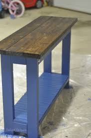 This Post Has Easy Plans For A Diy Farmhouse Console Table Complete With Ways To Style It As An Entry Farmhouse Console Table Diy Sofa Table Diy Console Table