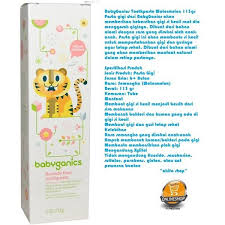 Babyganics Fluoride Free Toothpaste Watermelon Pasta Gigi Anak Perlengkapan Bayi Produk Mandi