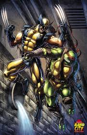 Wolverine Vs Rapheael By Wesflo Teenage Mutant Ninja Turtles Art Teenage Mutant Ninja Turtles Artwork Ninja Turtles Art
