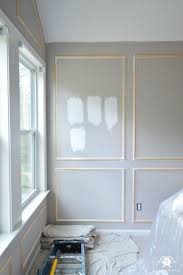 One Room Challenge Week 2 Paneled Bedroom Walls And The Painting Begins Kelley Nan Wall Panels Bedroom Bedroom Panel Living Room Panelling