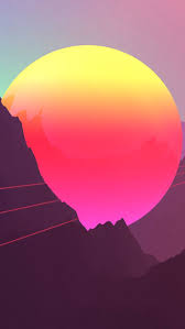 Tokyo japan night lights fondos de pantalla hd fondos de. Misc Neon Sunset Mountains 4k Wallpapers Hd 4k Hintergrund Fur Android Sunset Mountains Sunset Wallpaper Gradient Wallpapers