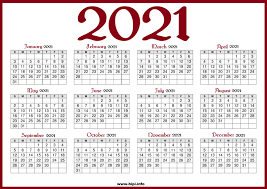 A financial year is the last subdivision of the fiscal calendar, which spans the duration between september and december each year. Printable 2021 Calendar With Us Holidays Red Color Hipi Info Calendar Printables 2021 Calendar Printable Calendar Portrait