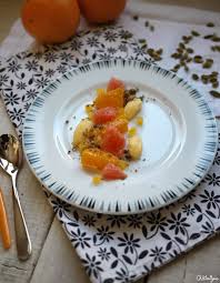 Salade D Agrumes Creme A La Cardamome Verte Blog De Chataigne Alimentation Idee Recette Savoureux