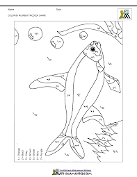 Winter themed printable multiplication worksheets animal jr. Printable Color By Numbers Worksheets