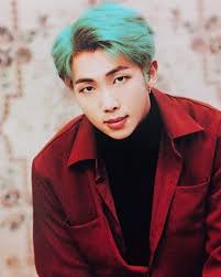 Hello Ara I Am Always Wondering Bts Members Would Look Like With The Hair Colors Th Namjoon Kim Namjoon Bts Rap Monster