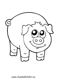 Schweine Malvorlagen Schwein Malen Basteln Silvester Ausmalen