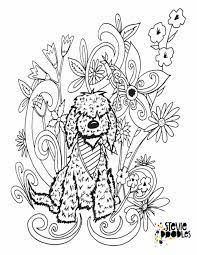 These spring coloring pages are sure to get the kids in the mood for warmer weather. Free Golden Doodle Coloring Page Stevie Doodles Free Printable Coloring Pages