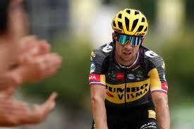 Slovenia's primoz roglic on his way to gold in the time trial at fuji international speedway. Primoz Roglic Drops Out Of Tour De France