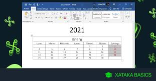 Como Hacer Un Calendario Con Word