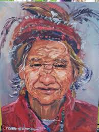 THE HAT watercolor 15" x 11" 2018