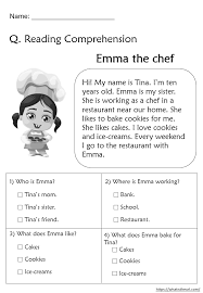 Printable 9th grade reading comprehension worksheets click the buttons to print each worksheet and answer key. Reading Comprehension Worksheets For Grade 2 Your Home Teacher