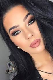 Eyeliner gives eyes definition, but black can sometimes be a little too dramatic for everyday or daytime wear. 26 Woman With Blue Eyes Ideas Hair Beauty Hair Makeup Dark Hair