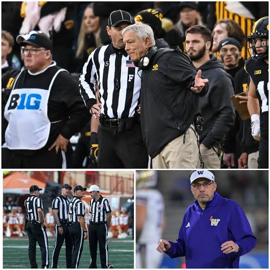 NCAA investigates Iowa vs Washington officiating crew