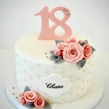 Birthday Cakes For Ladies Images 18th Birthday Cake You Go To The Kitchen With Enthusiasm Each Time You Say This Time I Will Cook In 2020 Fondant Cakes Birthday 18th Cake 18th Birthday Cake