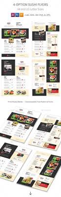 Sushi Restaurant Menu Door Hanger V1 | Pinterest | Sushi restaurants ...