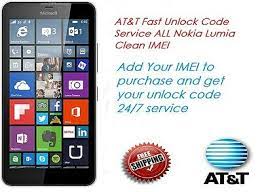 Existe alguna forma de liberarlo, sin pagar??? Unlock Code For At T All Microsoft Nokia Lumia 640 520 635 830 920 925 1520 Ebay