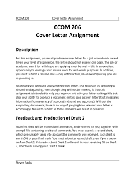 Cover letter tips & tricks. Ccom 206 Cover Letter Assignment Pdf Resume Computing