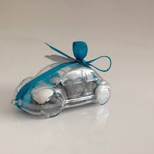 Boites pour dragées de mariage. Contenant Dragees Voiture Plexi 0 30 Super Promo