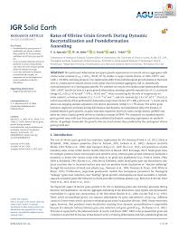 Das patronat der züchtergruppe toggenburg führt jährlich eine brown swiss betriebsmeisterschaft aus, die früher unter dem namen revue bekannt war. Pdf Rates Of Olivine Grain Growth During Dynamic Recrystallization And Postdeformation Annealing