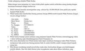 Sudah diketahui sekalipun jauh banget. Contoh Surat Perjanjian Pelunasan Hutang Dengan Jaminan Gawe Cv