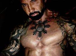 (born january 18, 1969) is an american actor, retired professional wrestler, former mixed martial artist, and bodybuilder. Dave Bautista Zeigt Uns Sein Neues Tattoo Tattoo Spirit