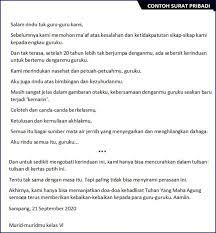 Pada bagian tersebut pembuat surat menuliskan alamatnya secara singkat serta tanggal surat itu dibuat. 22 Contoh Surat Pribadi Singkat Untuk Sahabat Guru Ortu