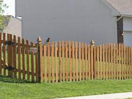 4 Picket Scalloped Wood America S Fence Store Wood Fence Wood Wood Fence Installation