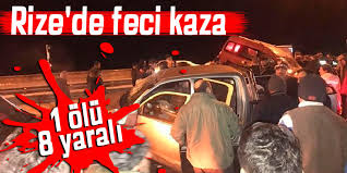 Rize trabzon ve artvin son dakika haberleri bölgenin tek tarafsız haber sitesi. Rize De Feci Kaza 1 Olu 8 Yarali