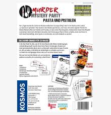 Beide spielekonzepte sorgen durch einen packenden kriminalfall für einen spannenden abend, voller witz und überraschungen. Kosmos Murder Mystery Party Pasta Pistolen Mehrfarbig Galeria Karstadt Kaufhof