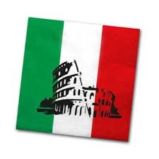 Produktinformationen flagge italien 80 g/m². Originelle Papierservietten Im Design Der Italien Flagge