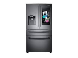 With flex duo you can cook two dishes at different…. Rf28nhedbsgsamsung 28 Cu Ft Family Hub 4 Door French Door Refrigerator In Black Stainless Steel Fingerprint Resistant Black Stainless Steel Happys Appliances