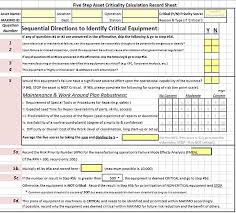 The variance analysis report is an often used excel template in everyday work. Critical Equipment Identification And Maintenance Wbdg Whole Building Design Guide
