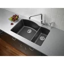 undermount double bowl kitchen sink