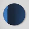 The mirror has a slate blue finish accented with a slight gray wash. 1