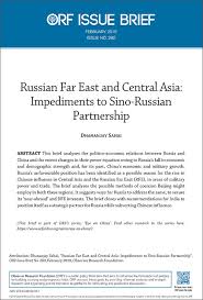 The distance calculator can find distance between any two cities or locations available in the world clock. Russian Far East And Central Asia Impediments To Sino Russian Partnership Orf